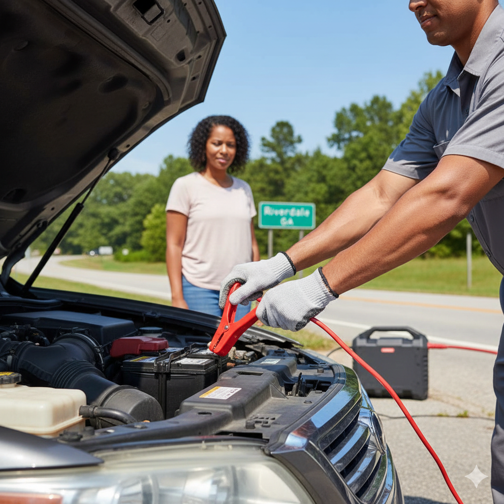 Roadside Jumpstart Service in Riverdale, GA