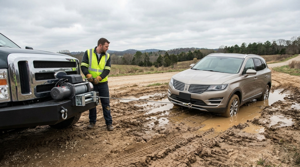 Emergency Car Winching Riverdale GA